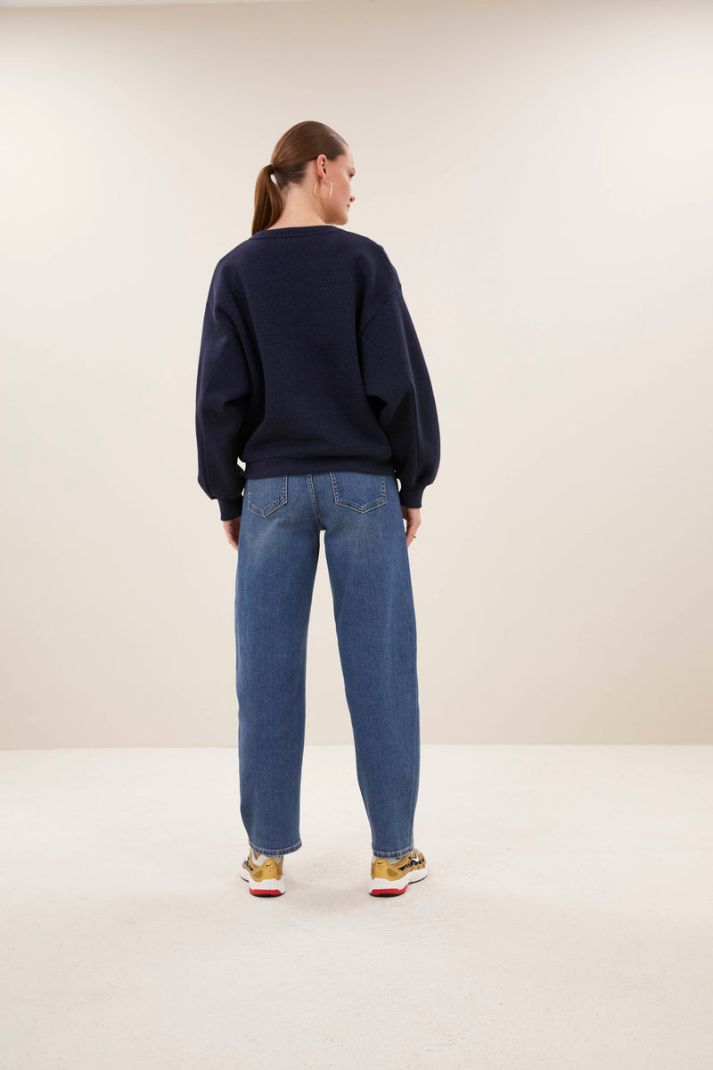 Sweaters navy by-bar