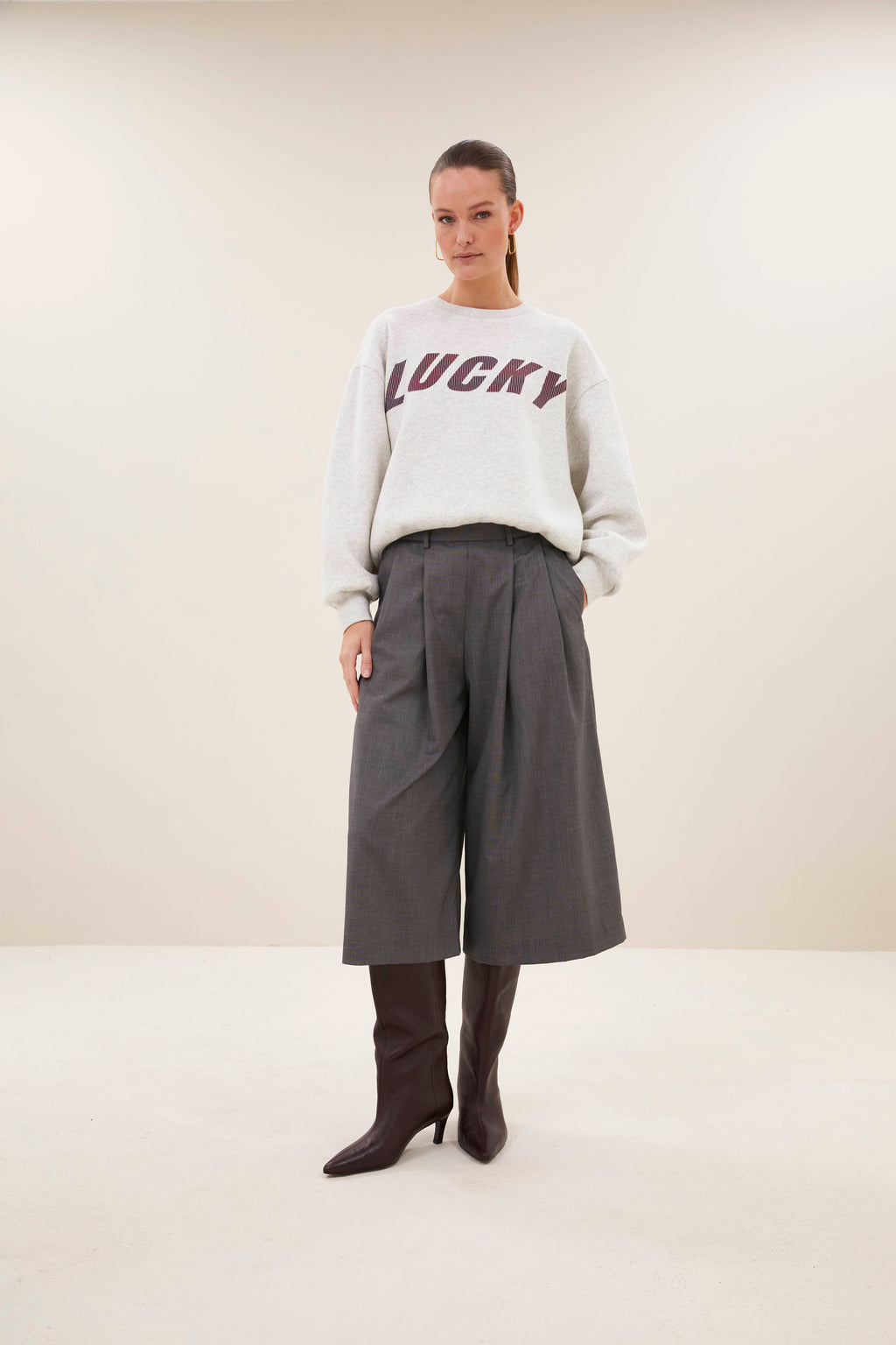 Sweaters grijs by-bar