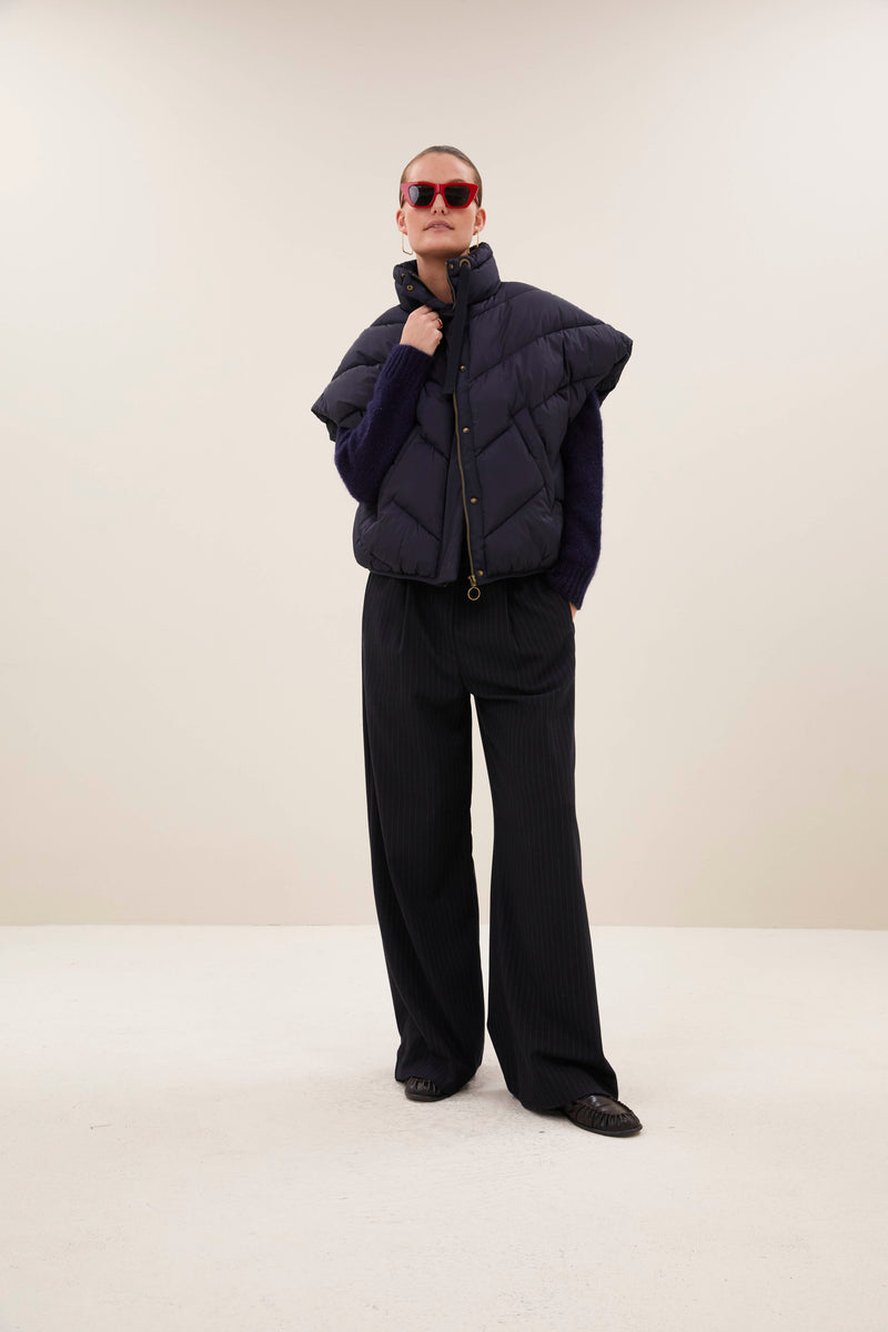 Bodywarmers navy by-bar