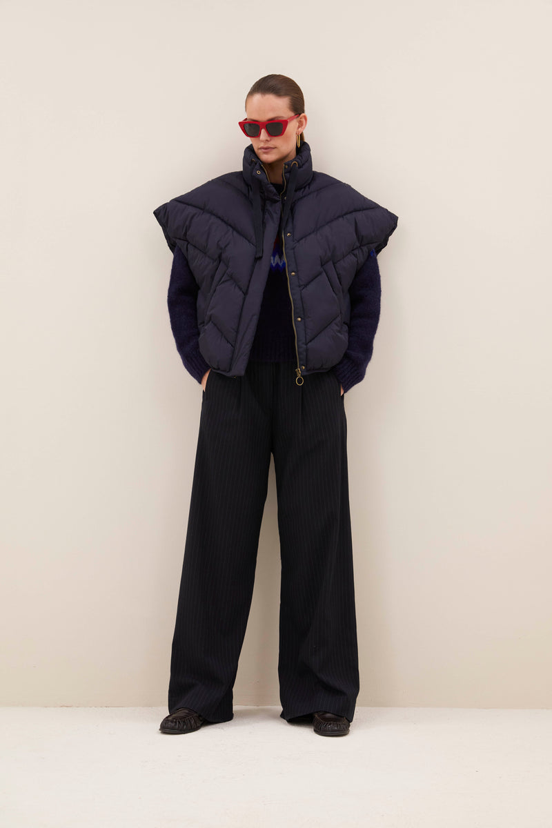 Bodywarmers navy by-bar