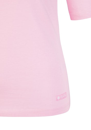 T-shirts korte mouw paars Rabe