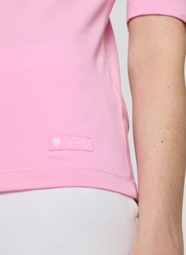 T-shirts korte mouw paars Rabe