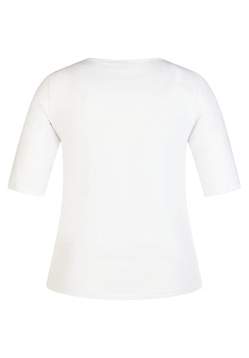 T-shirts korte mouw wit Rabe