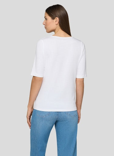 T-shirts korte mouw wit Rabe
