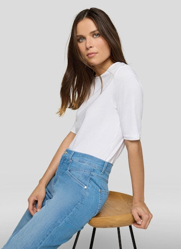 T-shirts korte mouw wit Rabe