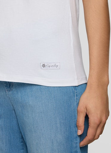 T-shirts korte mouw wit Rabe