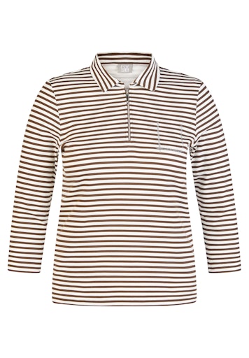 T-shirts lange mouw bruin Rabe