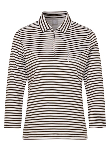 T-shirts lange mouw bruin Rabe
