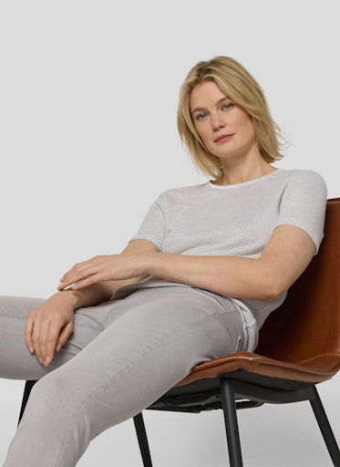 T-shirts korte mouw grijs Rabe
