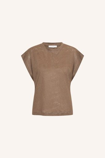 T-shirts korte mouw bruin by-bar