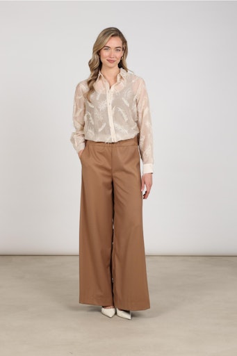 Blouses lange mouw beige NUKUS