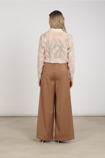 Blouses lange mouw beige NUKUS
