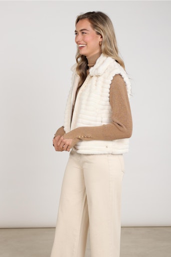 Bodywarmers wit NUKUS