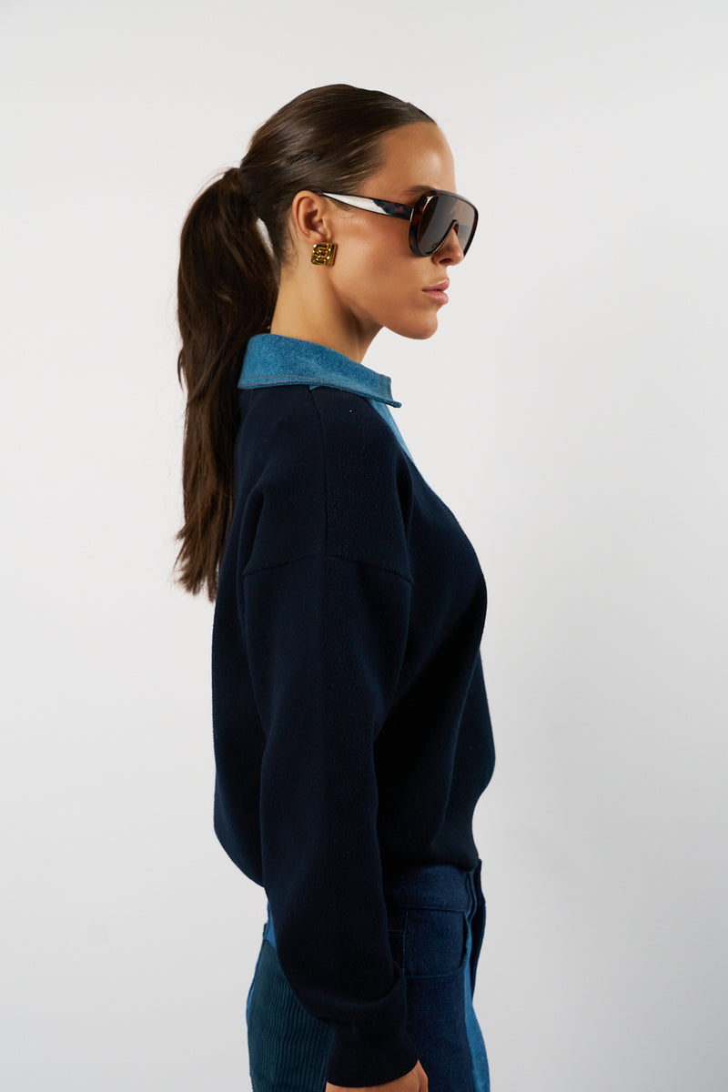 Pulls navy AMANDINE