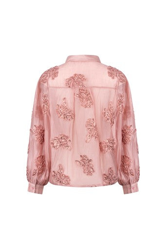 Blouses lange mouw roze NUKUS