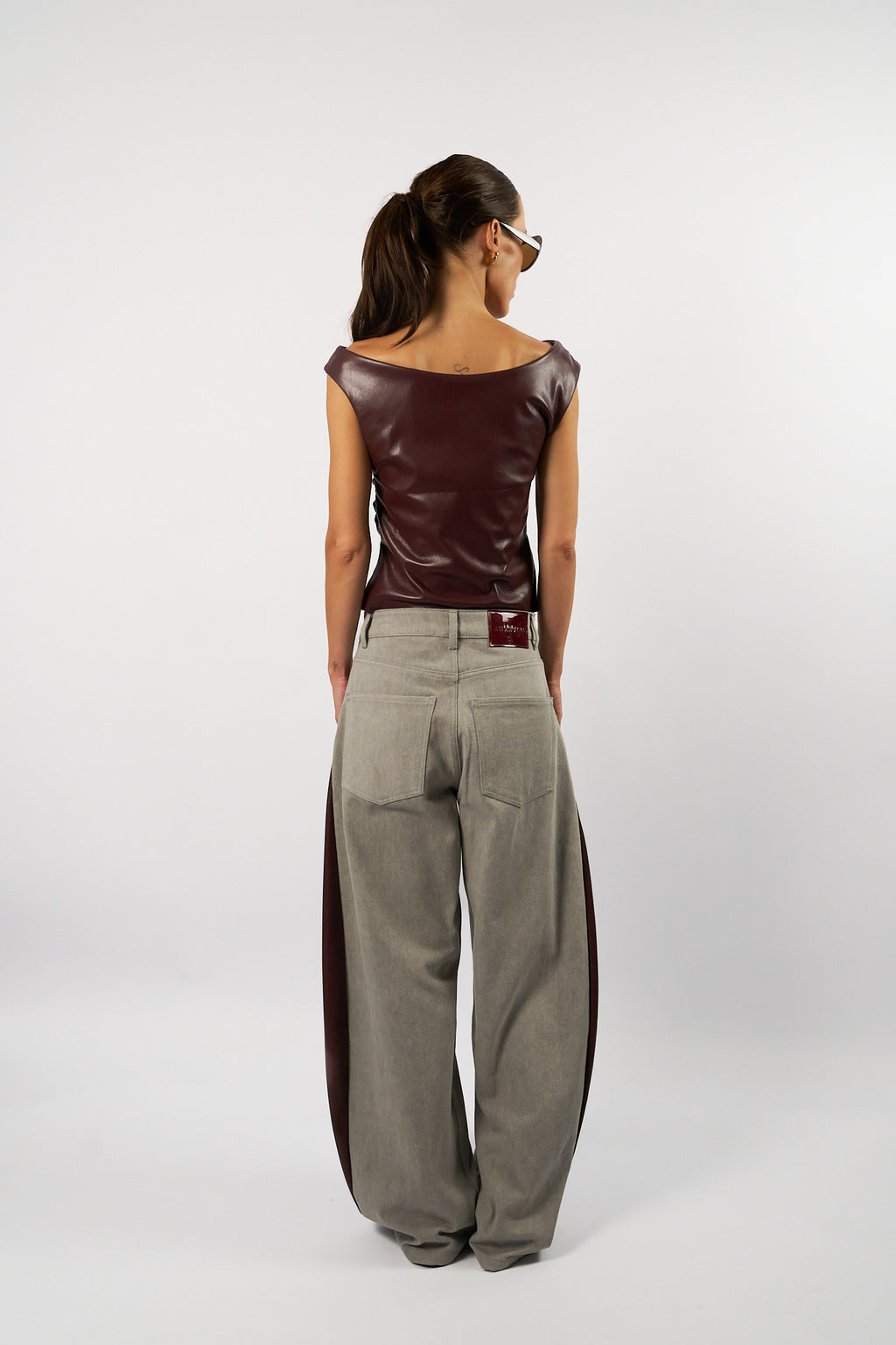 Jeans grijs AMANDINE