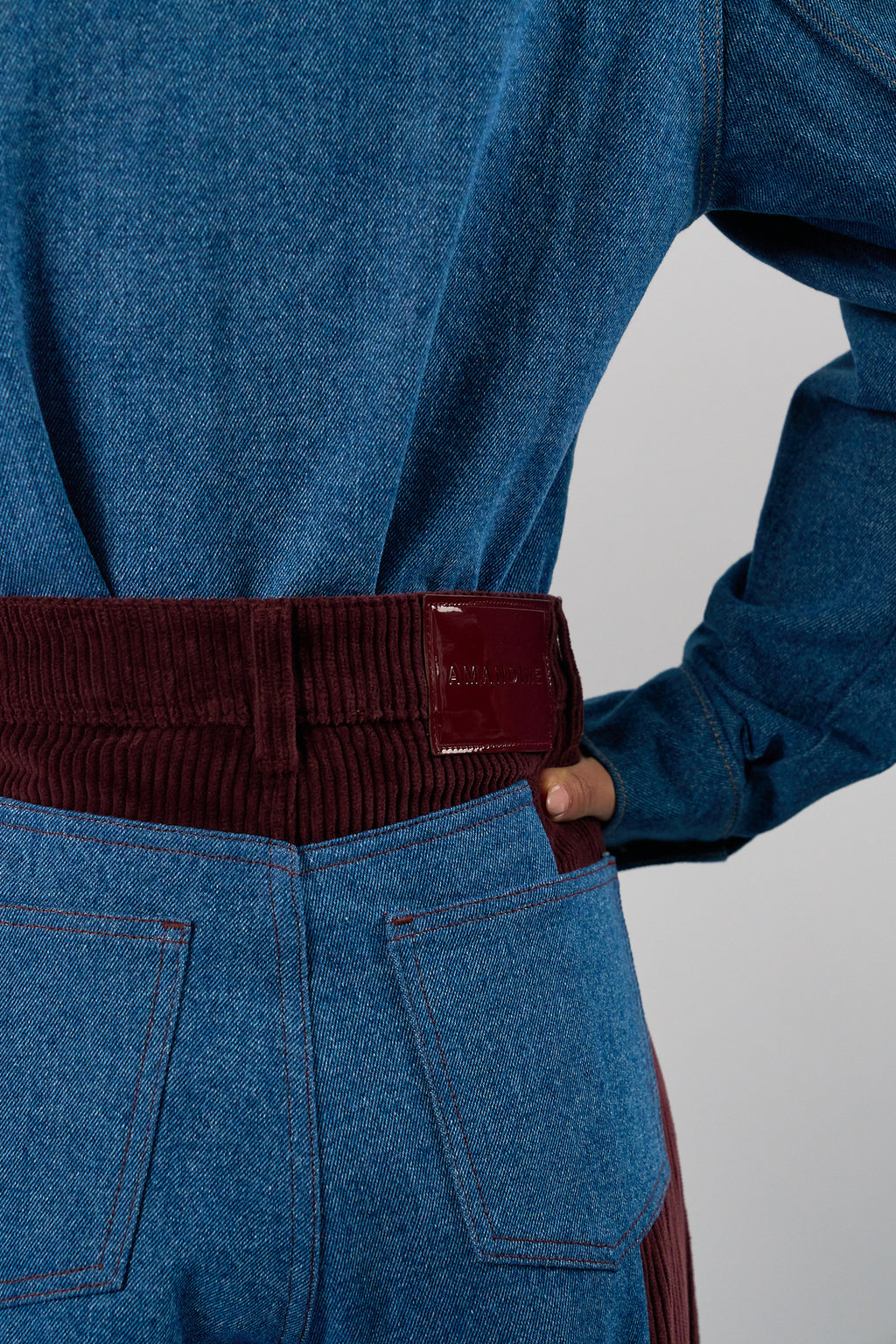 Jeans rood AMANDINE