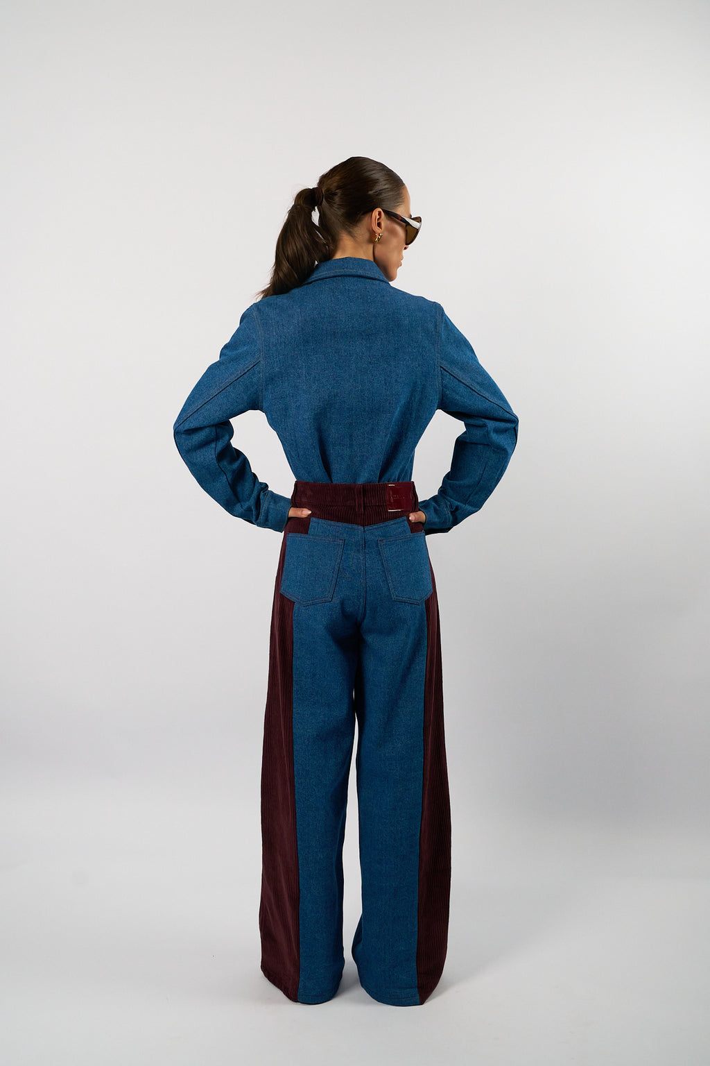Jeans rood AMANDINE