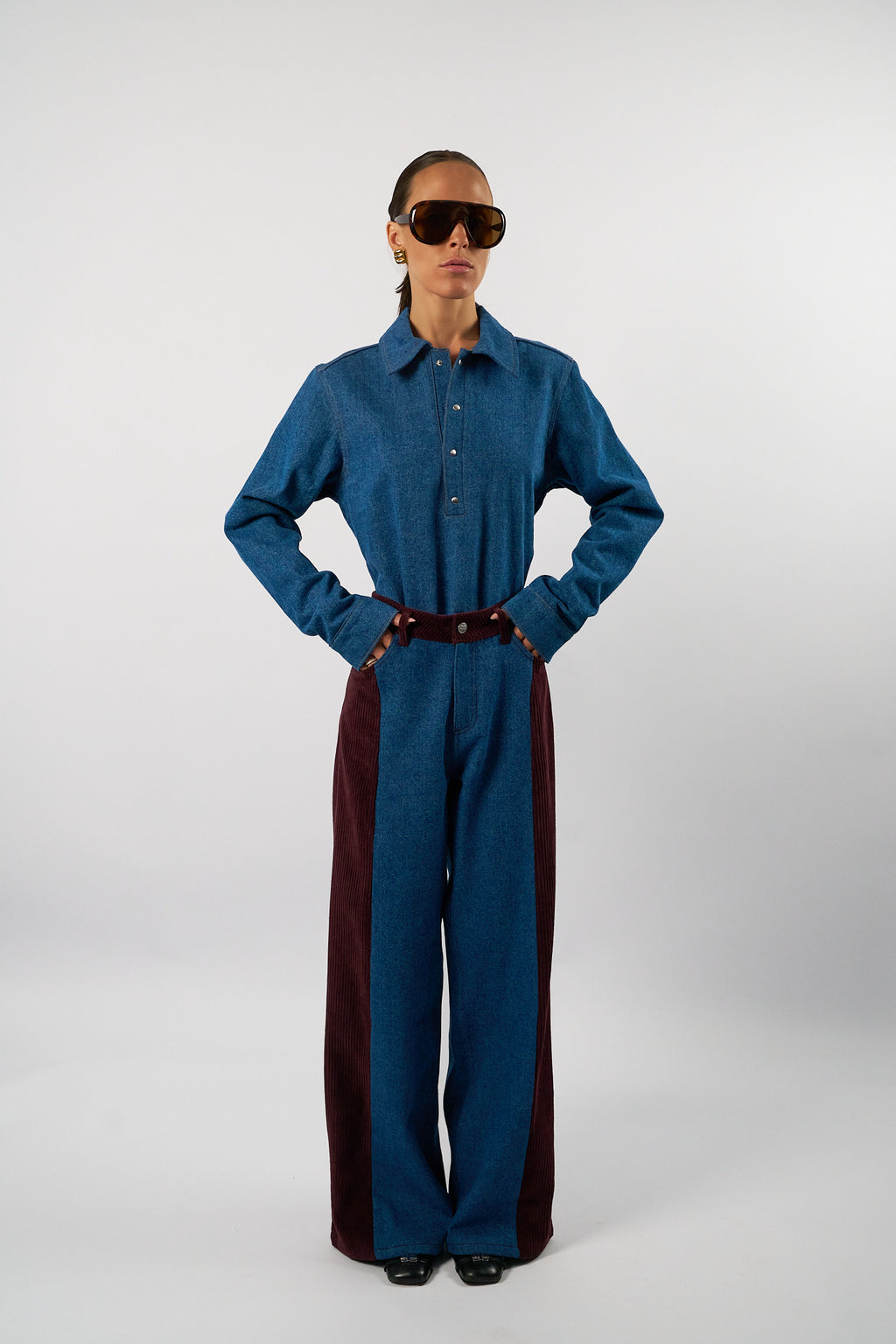 Jeans rood AMANDINE