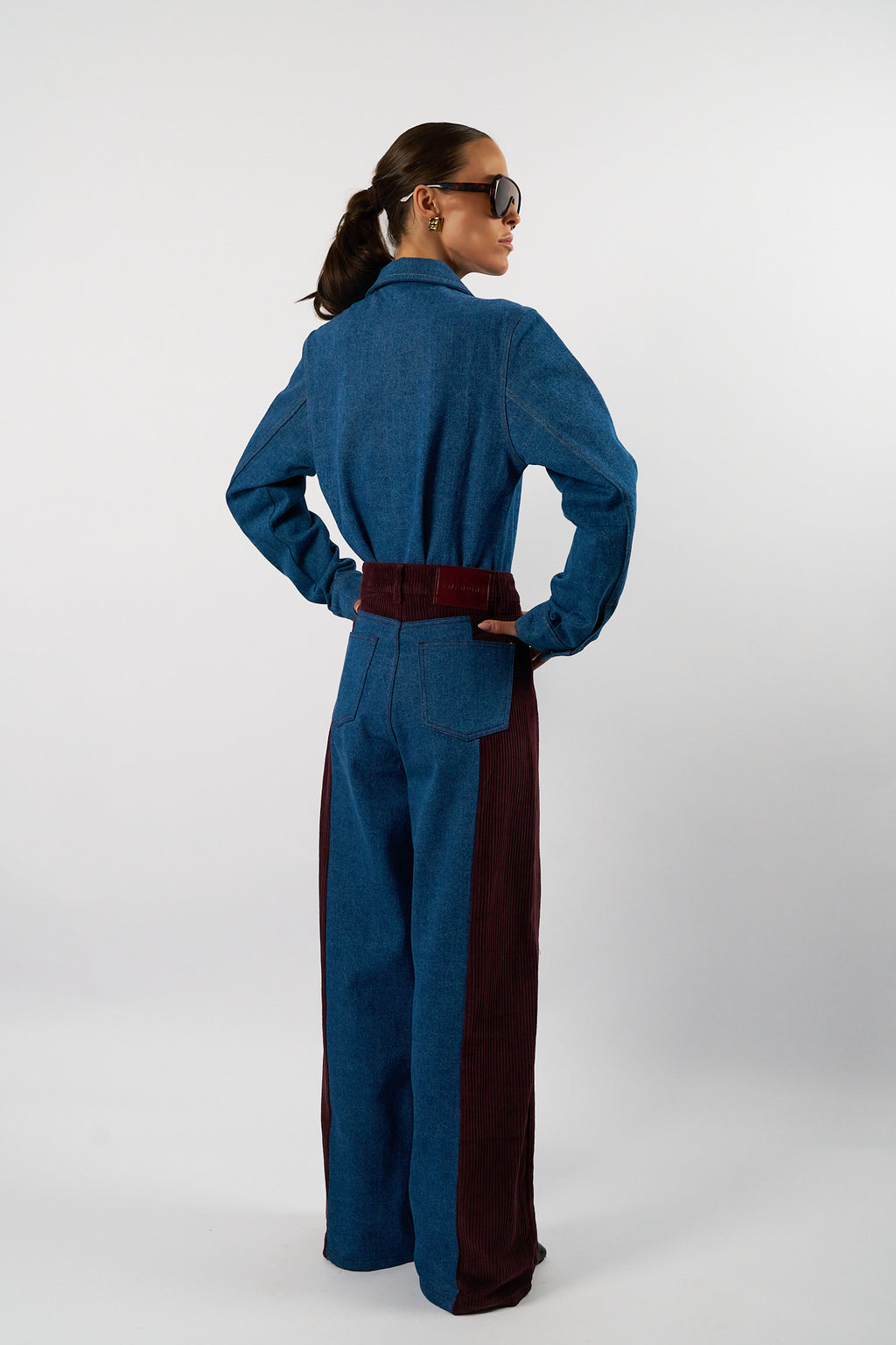 Jeans rood AMANDINE