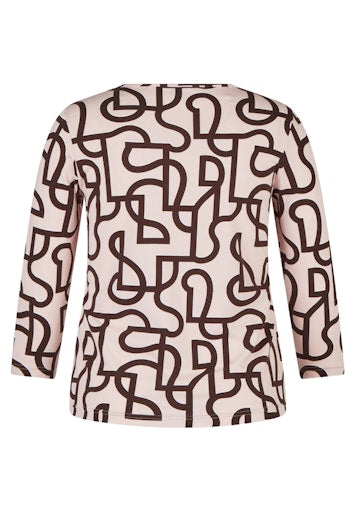 T-shirts lange mouw roze Rabe