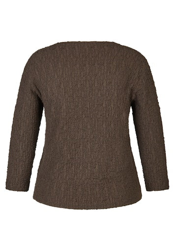 T-shirts lange mouw bruin Rabe