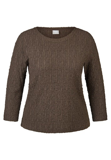 T-shirts lange mouw bruin Rabe