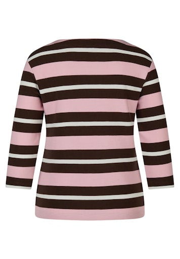 T-shirts lange mouw bruin Rabe