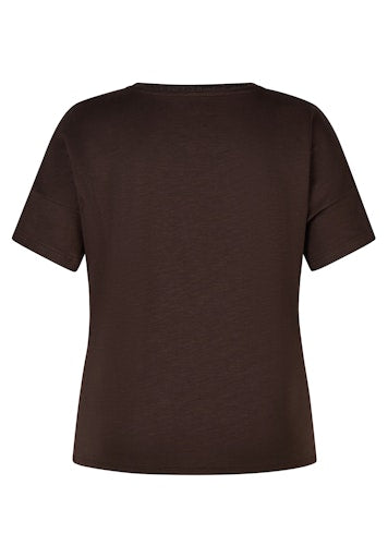 T-shirts korte mouw bruin Rabe