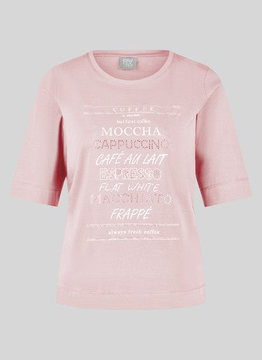 T-shirts korte mouw roze Rabe