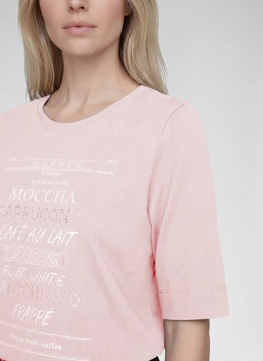 T-shirts korte mouw roze Rabe