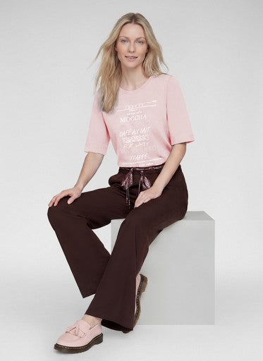 T-shirts korte mouw roze Rabe