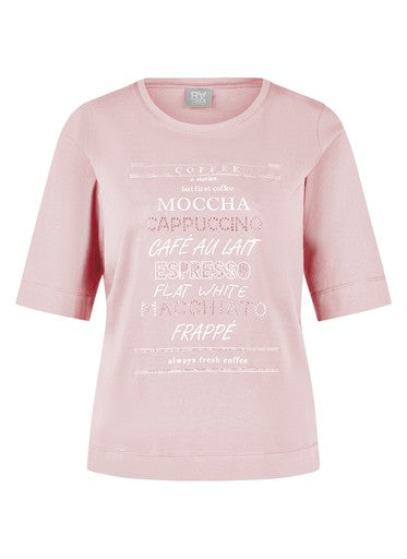T-shirts korte mouw roze Rabe