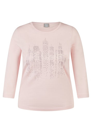 T-shirts lange mouw roze Rabe