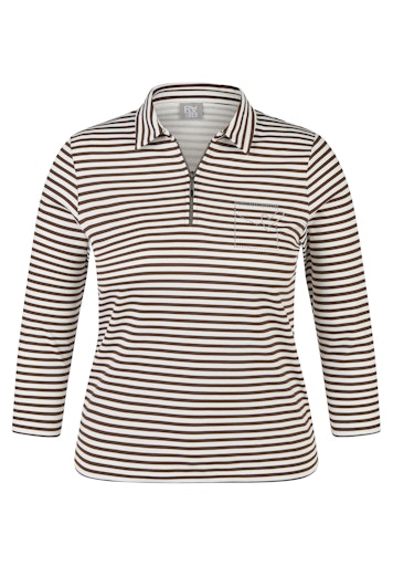 T-shirts lange mouw bruin Rabe