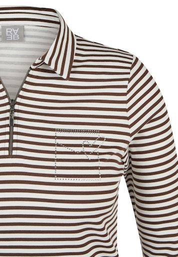 T-shirts lange mouw bruin Rabe