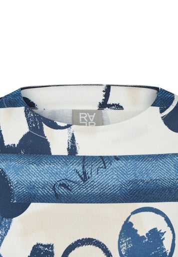T-shirts lange mouw blauw Rabe