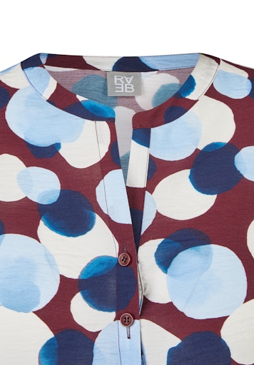 Blouses lange mouw bordeaux Rabe