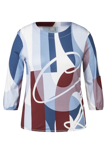 T-shirts lange mouw blauw Rabe