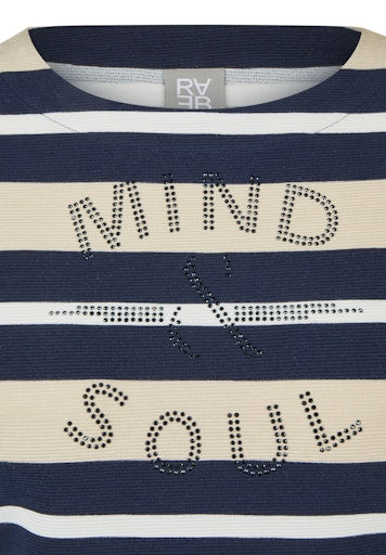 T-shirts korte mouw blauw Rabe