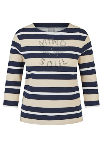 T-shirts korte mouw blauw Rabe