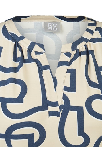 T-shirts lange mouw bruin Rabe