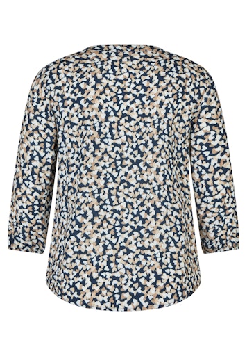 Blouses lange mouw blauw Rabe