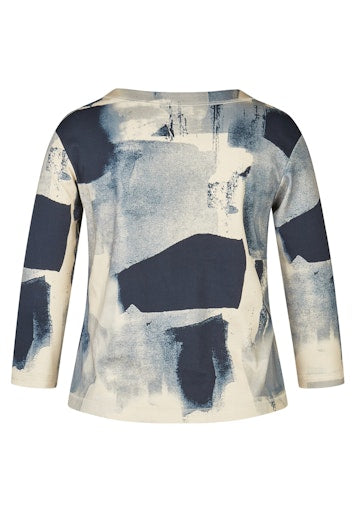 T-shirts lange mouw bruin Rabe