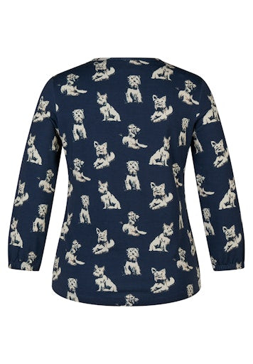 T-shirts lange mouw blauw Rabe