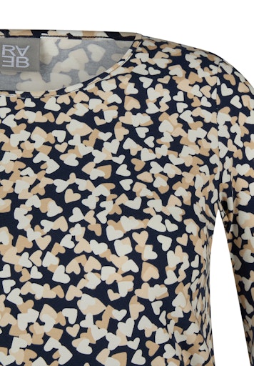 T-shirts lange mouw blauw Rabe
