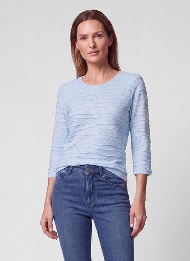 T-shirts lange mouw blauw Rabe