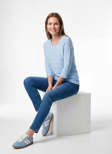 T-shirts lange mouw blauw Rabe
