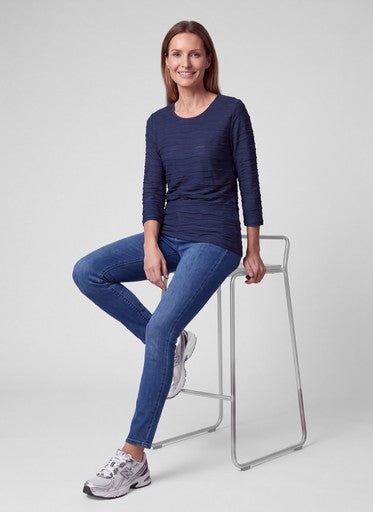 T-shirts lange mouw blauw Rabe