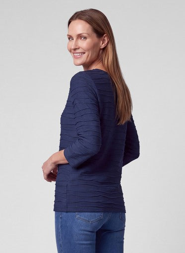 T-shirts lange mouw blauw Rabe